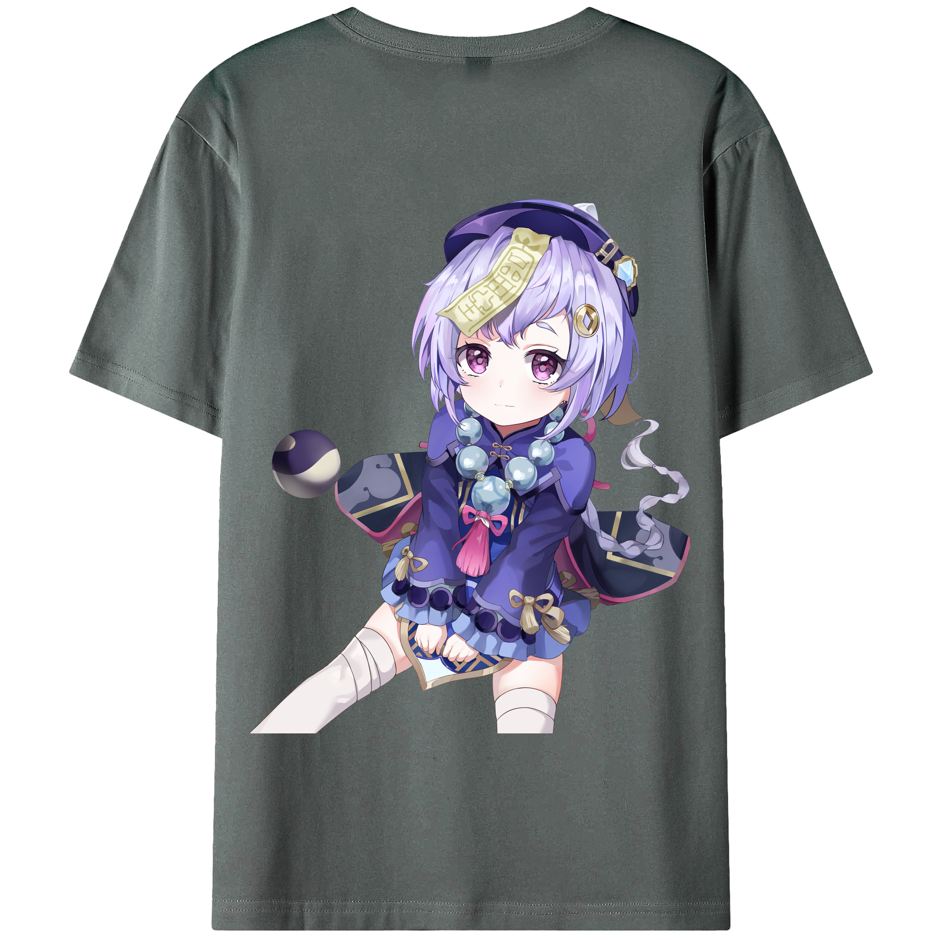 げんし神 七七 なな  genshin Nana 綿100％半袖Tシャツ（背面プリント）